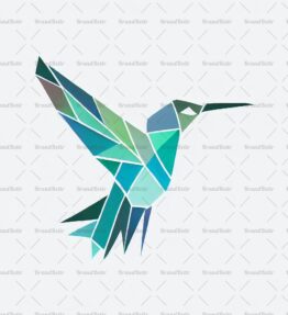 Geometrischer Kolibri